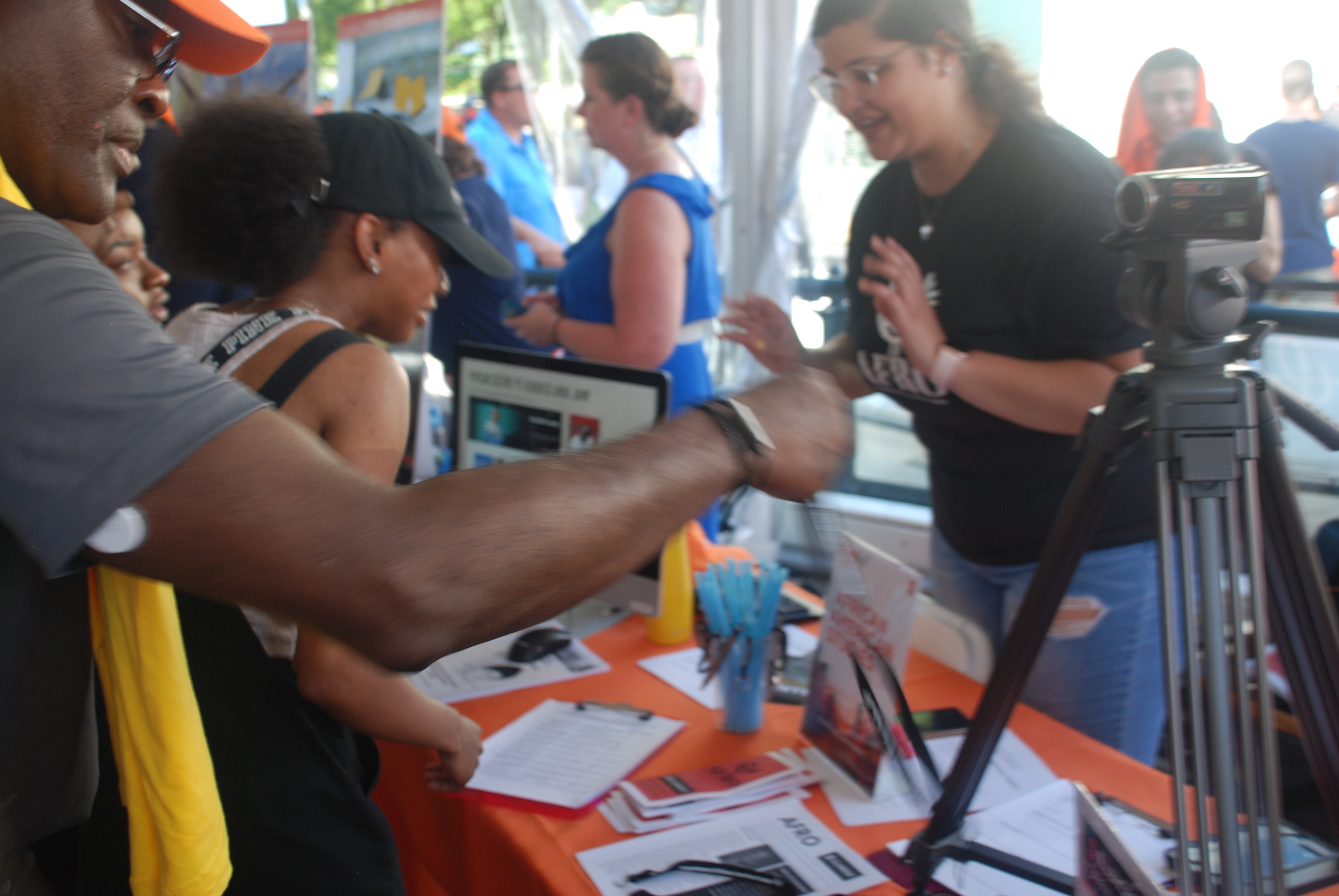 AFRO table with Chancellor Jones