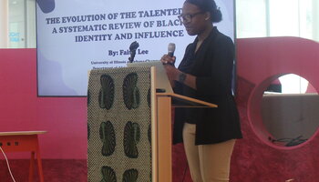 student 1 presenting