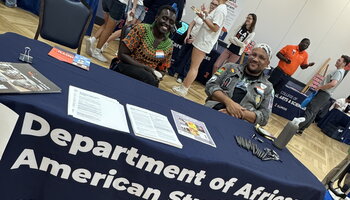 Professors Esther Ngumbi and Eddie O'Byrn