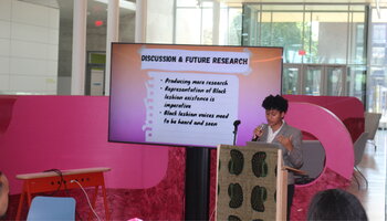 student 4 presenting