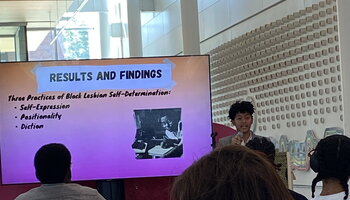 student 4 presenting