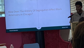 Student 5 presenting