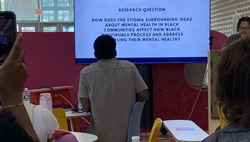 student 6 presenting