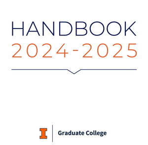 Graduate college handbook