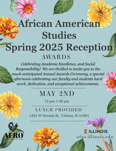 Spring awards ceremony flyer