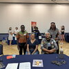 African American Studies faculty at the department table for the Humanities Open House