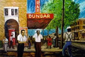 Painting by W. M. Pleasant Jr., January 2000